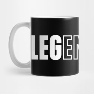 Legendary Leg Day Gym Bodybuilding Fitness Workout Quote Mug